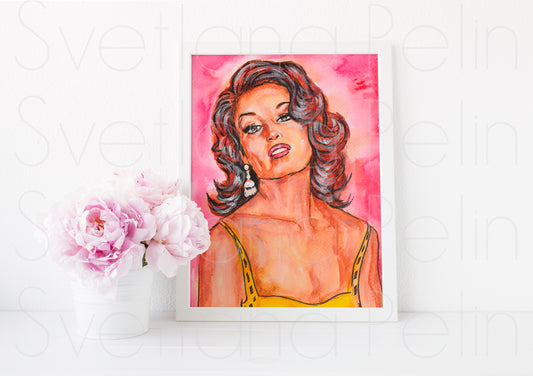 Dalida, ART PRINT Signed by Artist