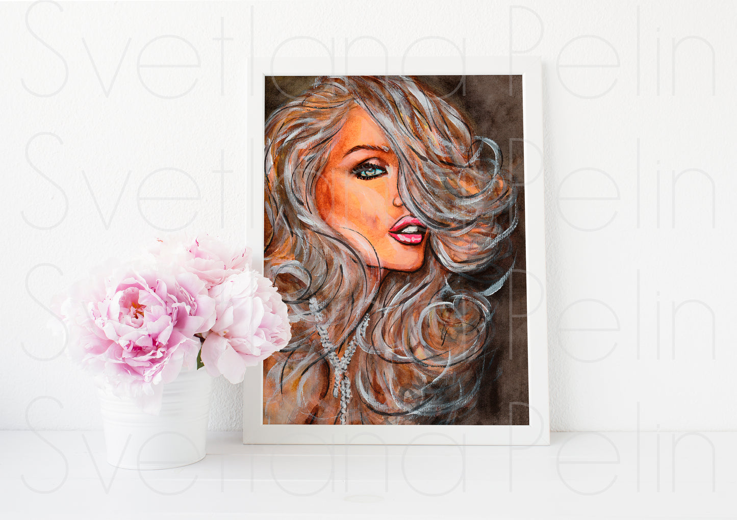 Rosie Huntington-Whiteley, ART PRINT Signed by Artist