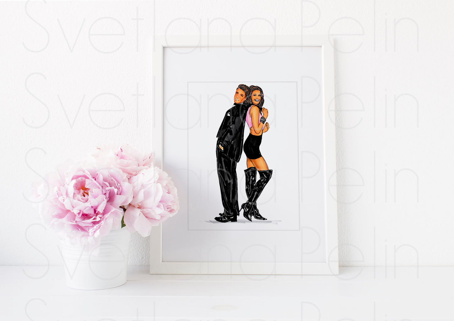 Julia Roberts, Richard Gere, Pretty Woman, ART PRINT Signed by Artist