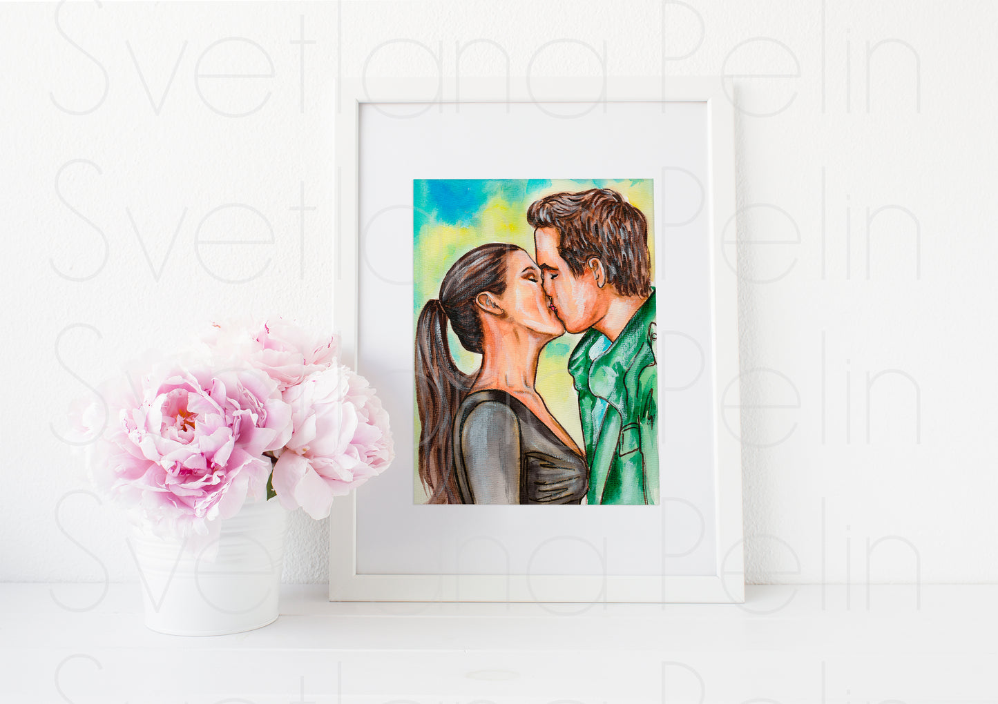 Ryan Reynolds, Sandra Bullock, ART PRINT Signed by Artist