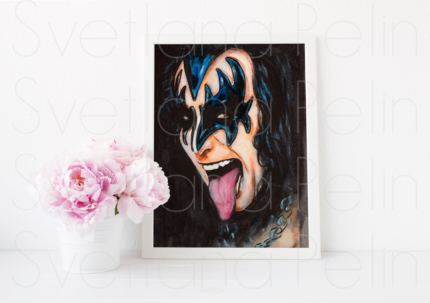 Kiss, Gene, GS, ART PRINT Signed by Artist