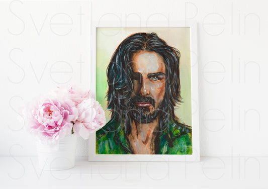 Tom Cruise, ART PRINT Signed by Artist