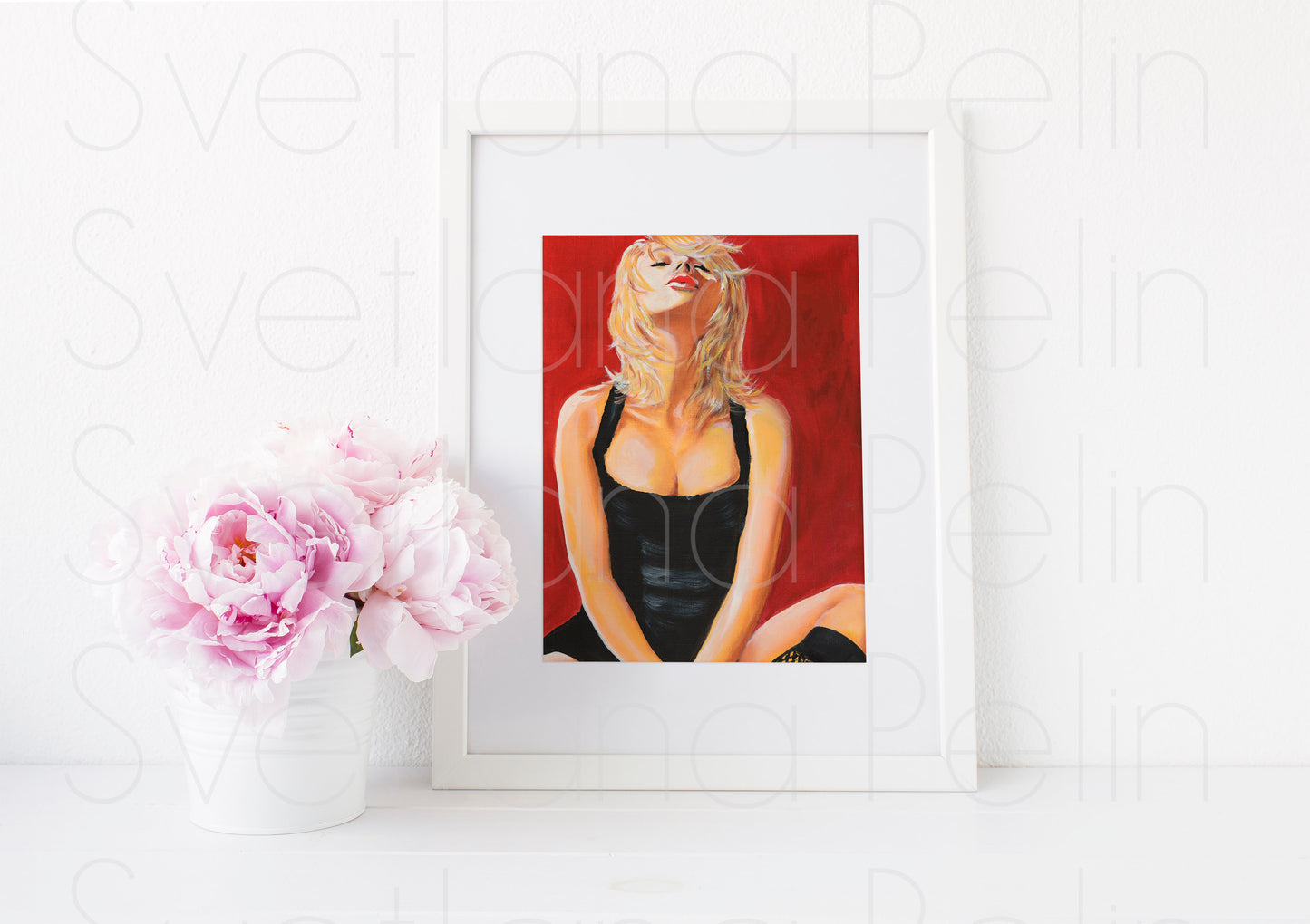 Scarlett Johansson, ART PRINT Signed by Artist