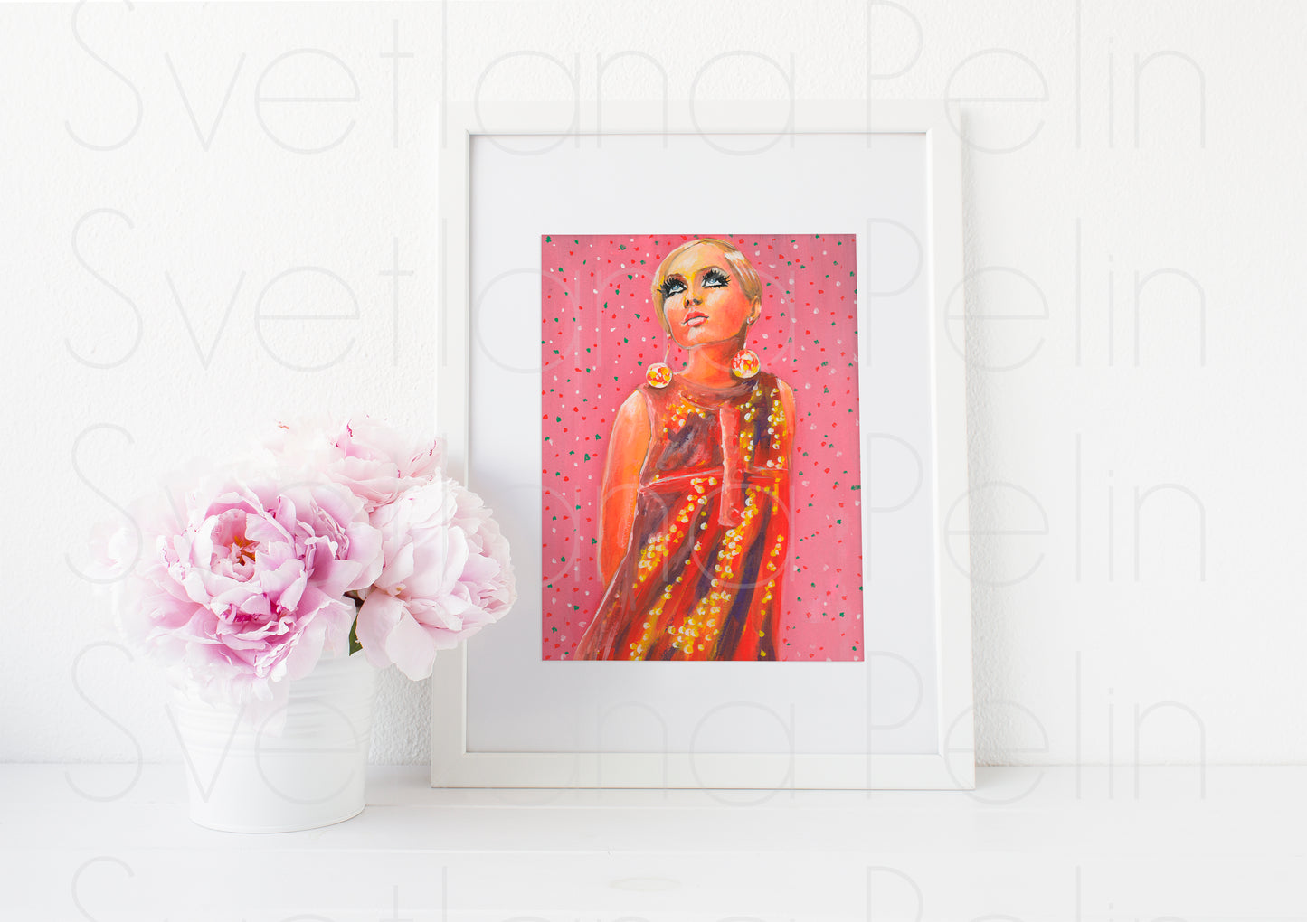 Twiggy, ART PRINT Signed by Artist