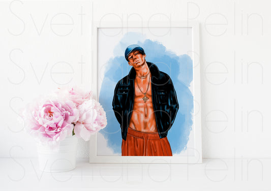 Channing Tatum, ART PRINT Signed by Artist