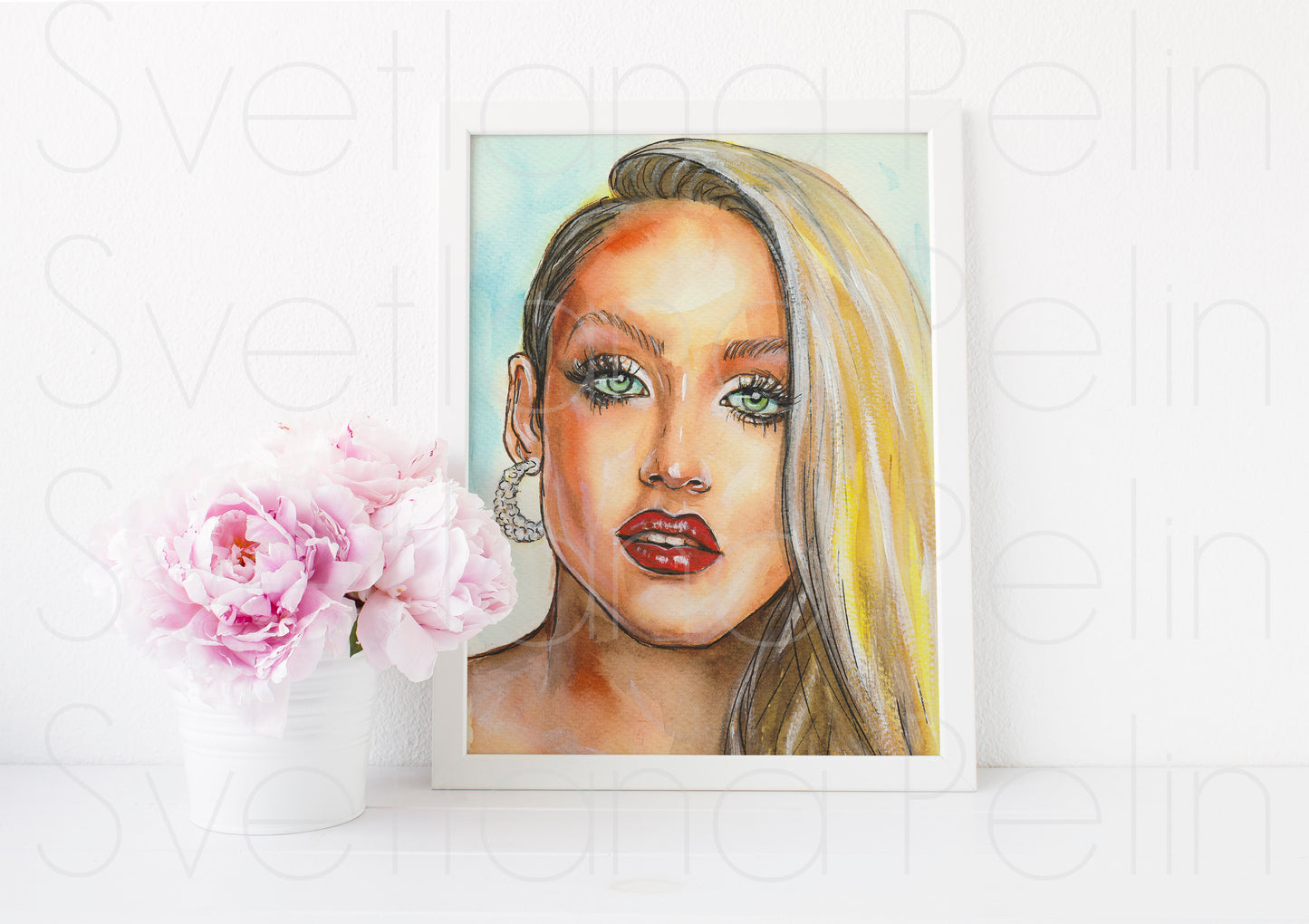 Jerry Hall, ART PRINT Signed by Artist