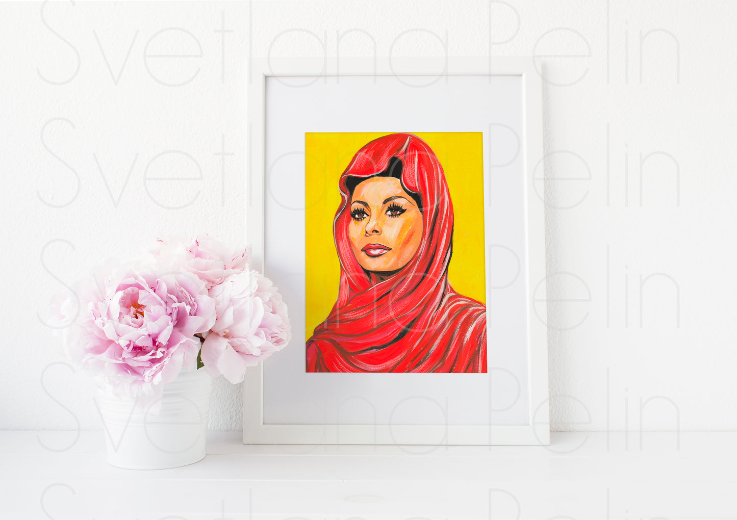 Sophia Loren, ART PRINT Signed by Artist