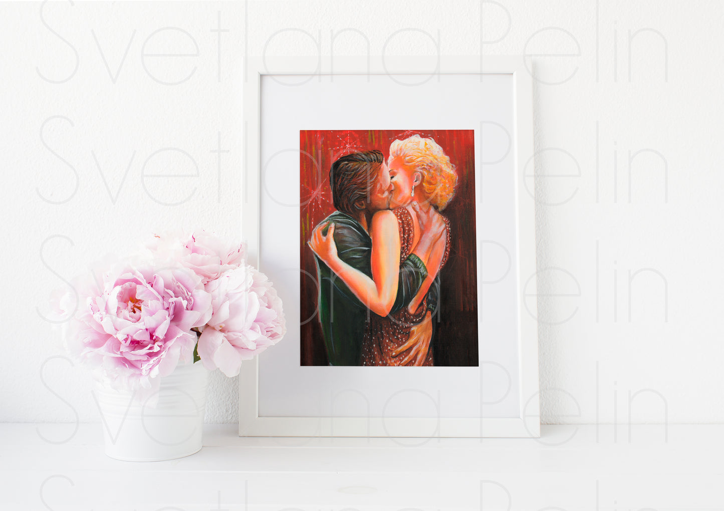 Michael Douglas, Sharon Stone, Basic Instinct, ART PRINT Signed by Artist