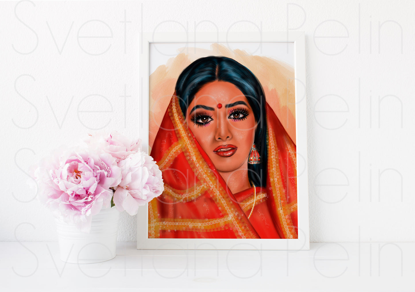 Sridevi, ART PRINT Signed by Artist