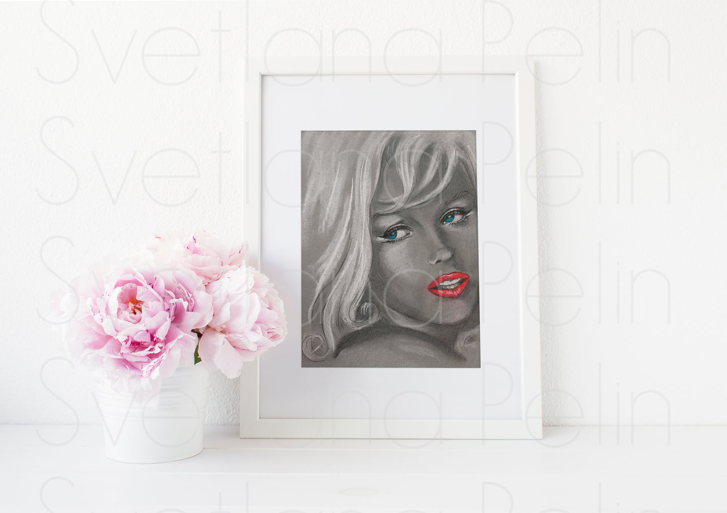 Marilyn Monroe, The Misfits, ART PRINT Signed by Artist