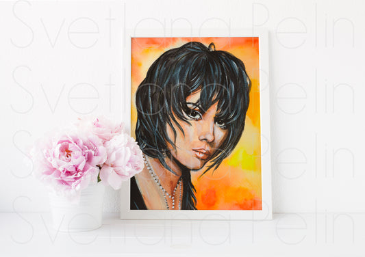 Joan Jett, ART PRINT Signed by Artist