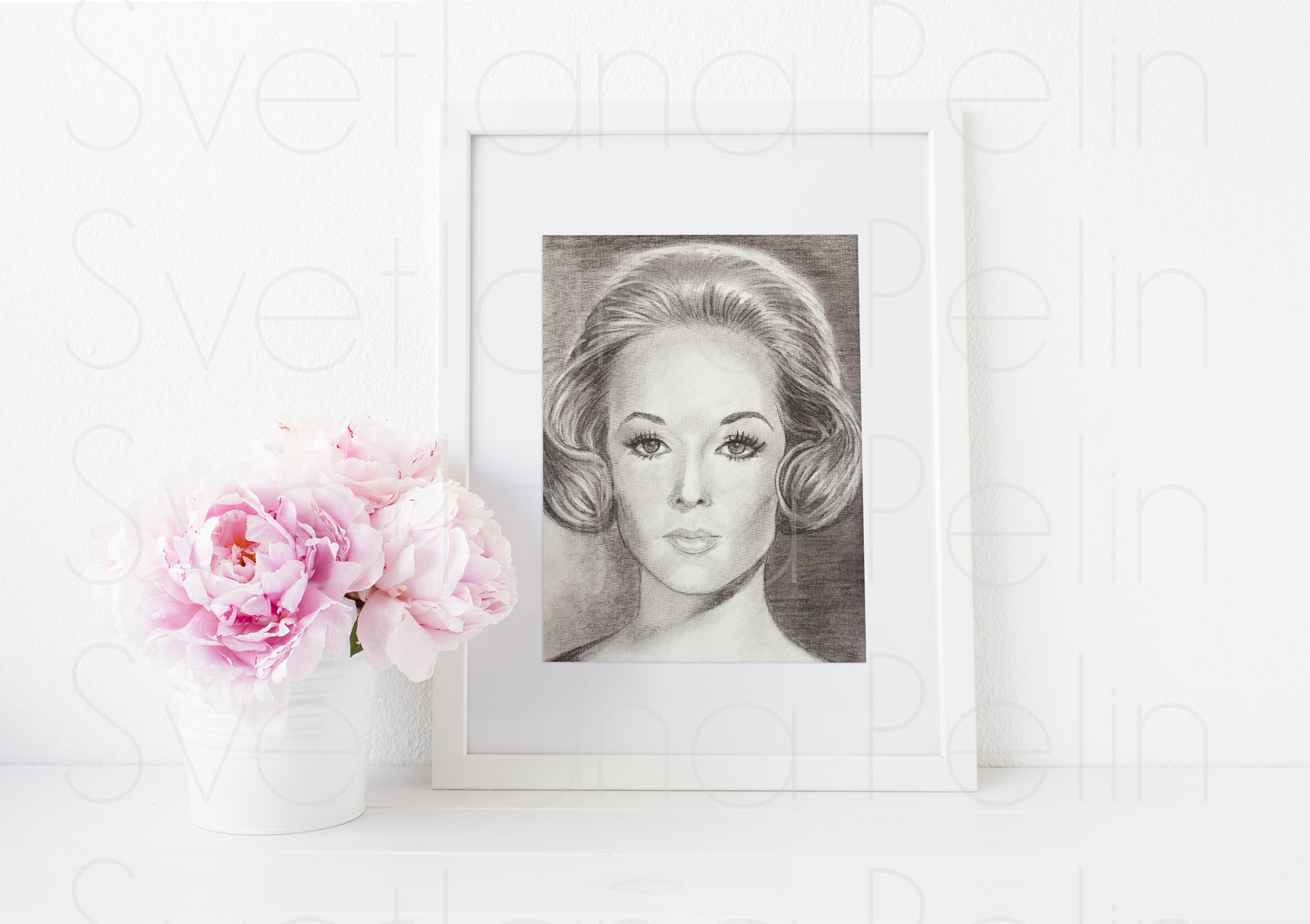 Tippi Hedren, ART PRINT Signed by Artist