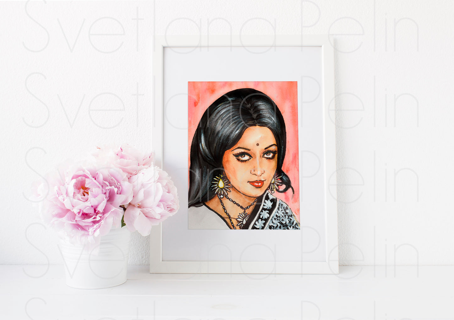 Hema Malini, ART PRINT Signed by Artist