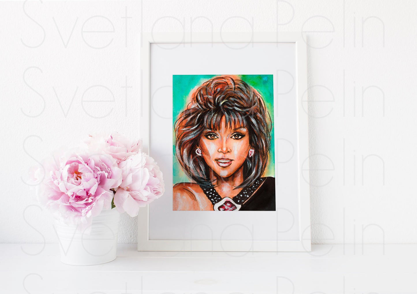 Victoria Principal, ART PRINT Signed by Artist
