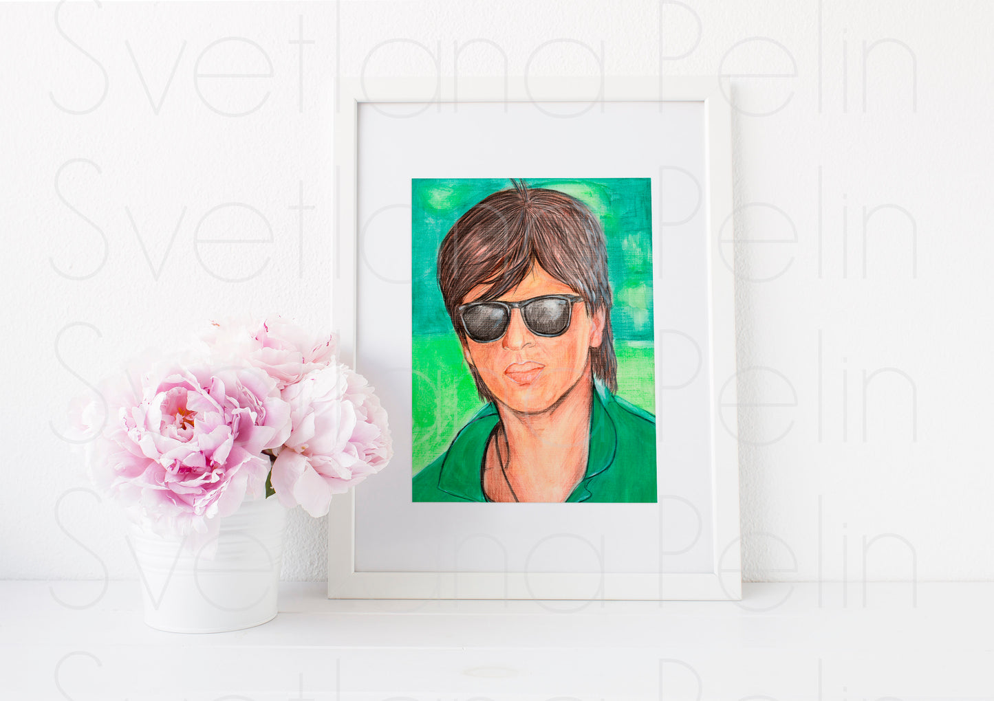 Shah Rukh Khan, ART PRINT Signed by Artist