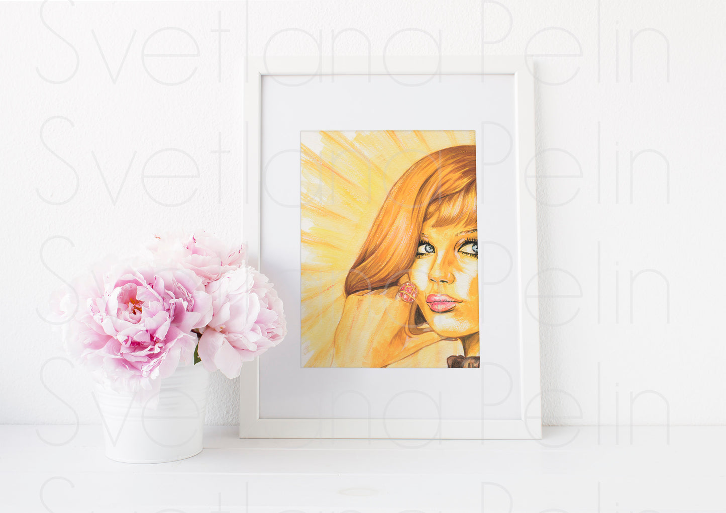 Veruschka von Lehndorff, ART PRINT Signed by Artist
