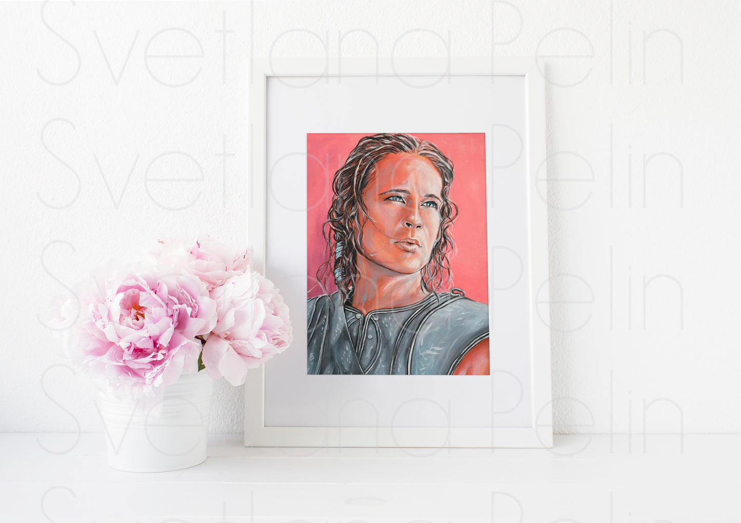 Brad Pitt, ART PRINT Signed by Artist