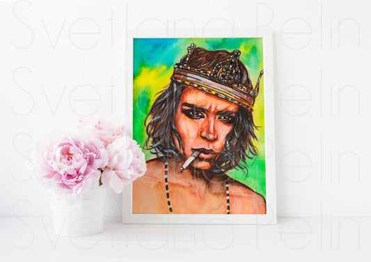 Johnny Depp, ART PRINT Signed by Artist
