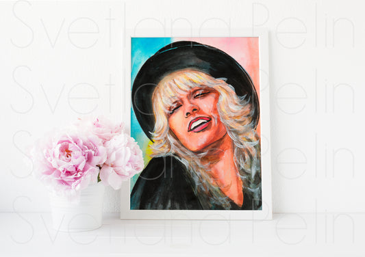 Stevie Nicks, ART PRINT Signed by Artist