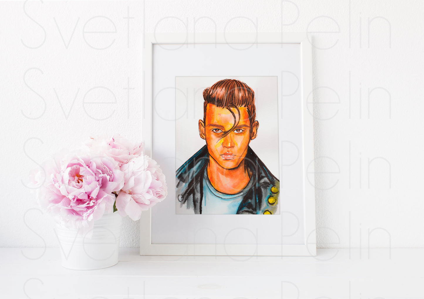 Johnny Depp, ART PRINT Signed by Artist