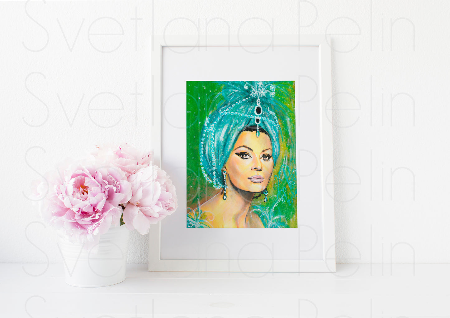 Sophia Loren, ART PRINT Signed by Artist