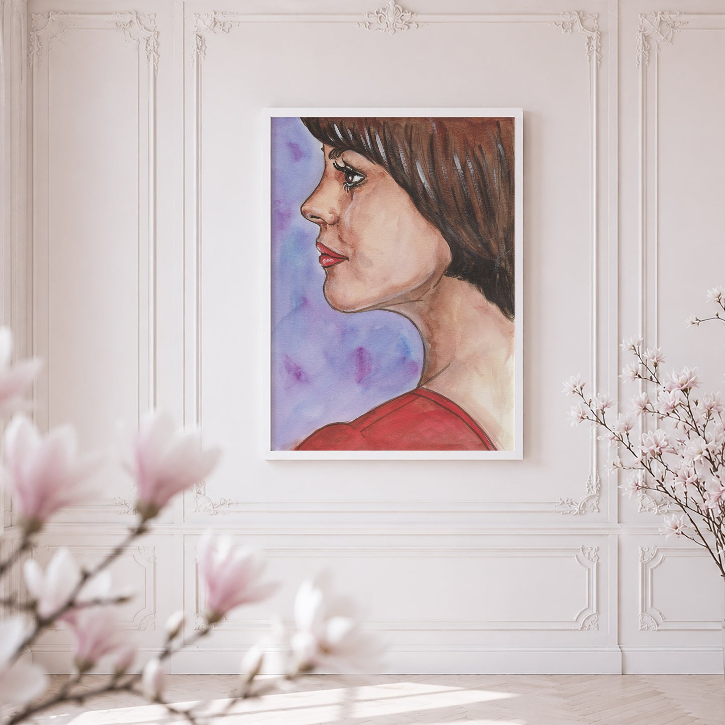 Mireille Mathieu | Framed Fine Art Print