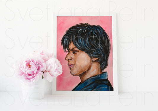 Shah Rukh Khan, ART PRINT Signed by Artist