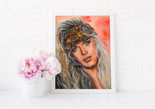 Bret, ART PRINT Signed by Artist