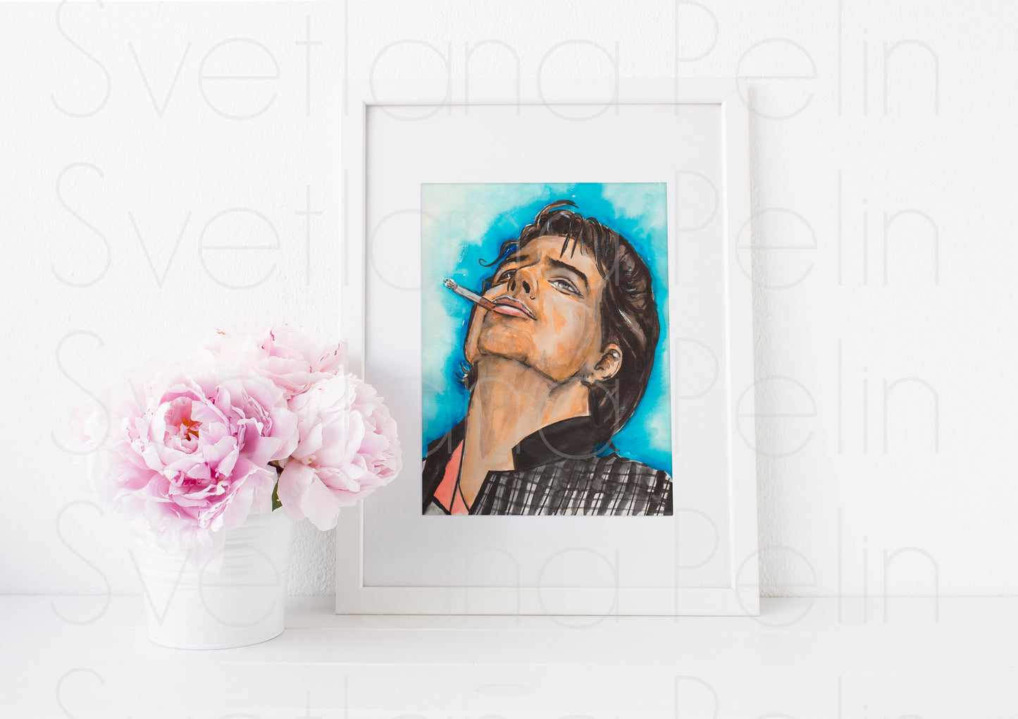 Mickey Rourke, ART PRINT Signed by Artist