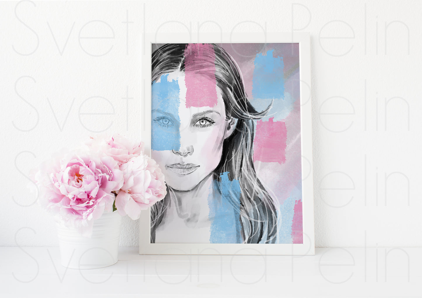 Claire Forlani, ART PRINT Signed by Artist