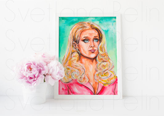 Reese Witherspoon, Elle Woods, Legally Blonde, ART PRINT Signed by Artist