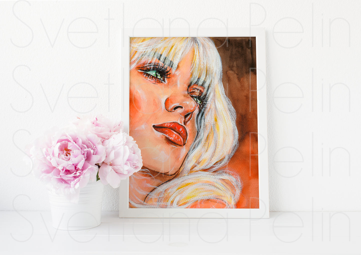 Billie, ART PRINT Signed by Artist