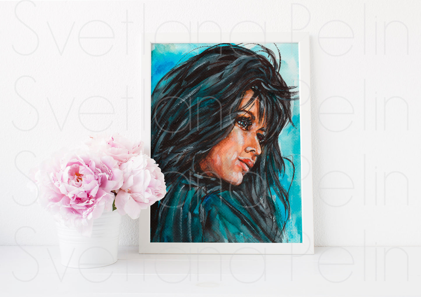 Shannen Doherty, Beverly Hills, ART PRINT Signed by Artist