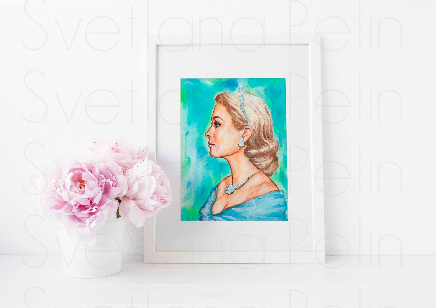 Grace Kelly, ART PRINT Signed by Artist