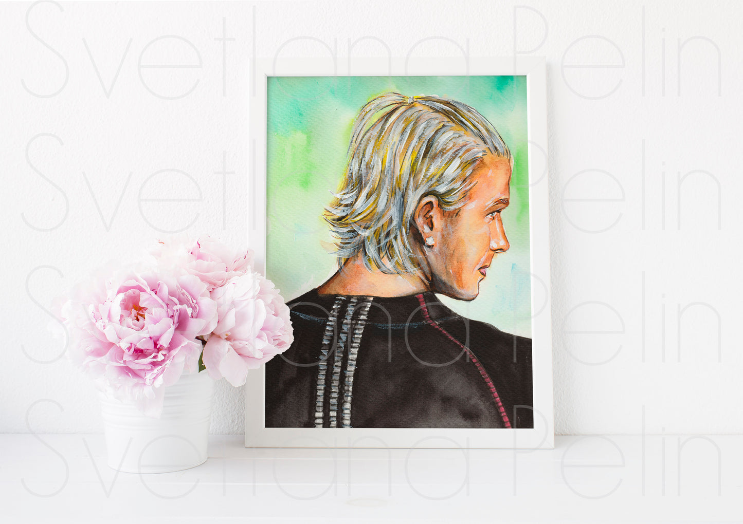 David Beckham, ART PRINT Signed by Artist