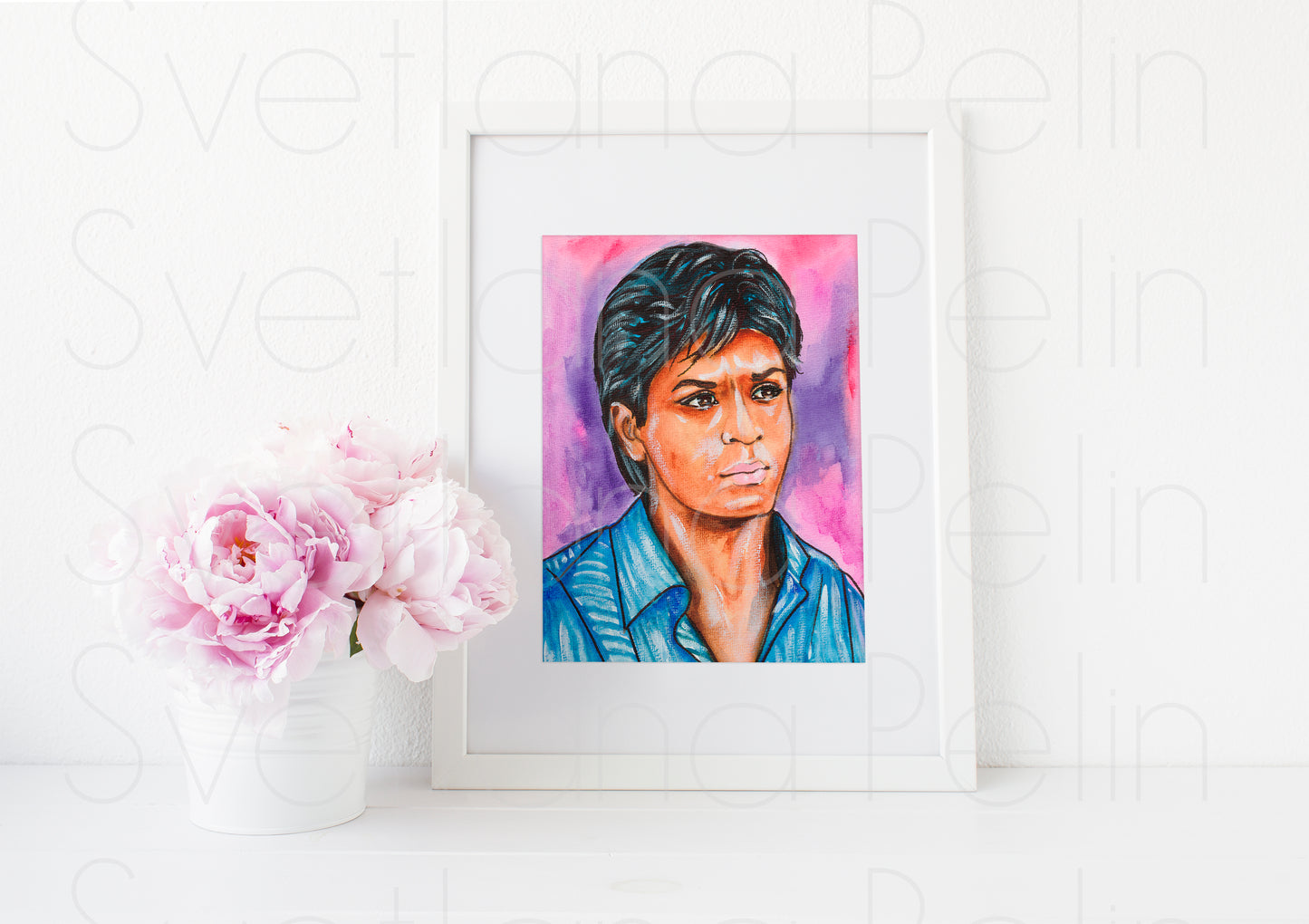 Shah Rukh Khan, ART PRINT Signed by Artist