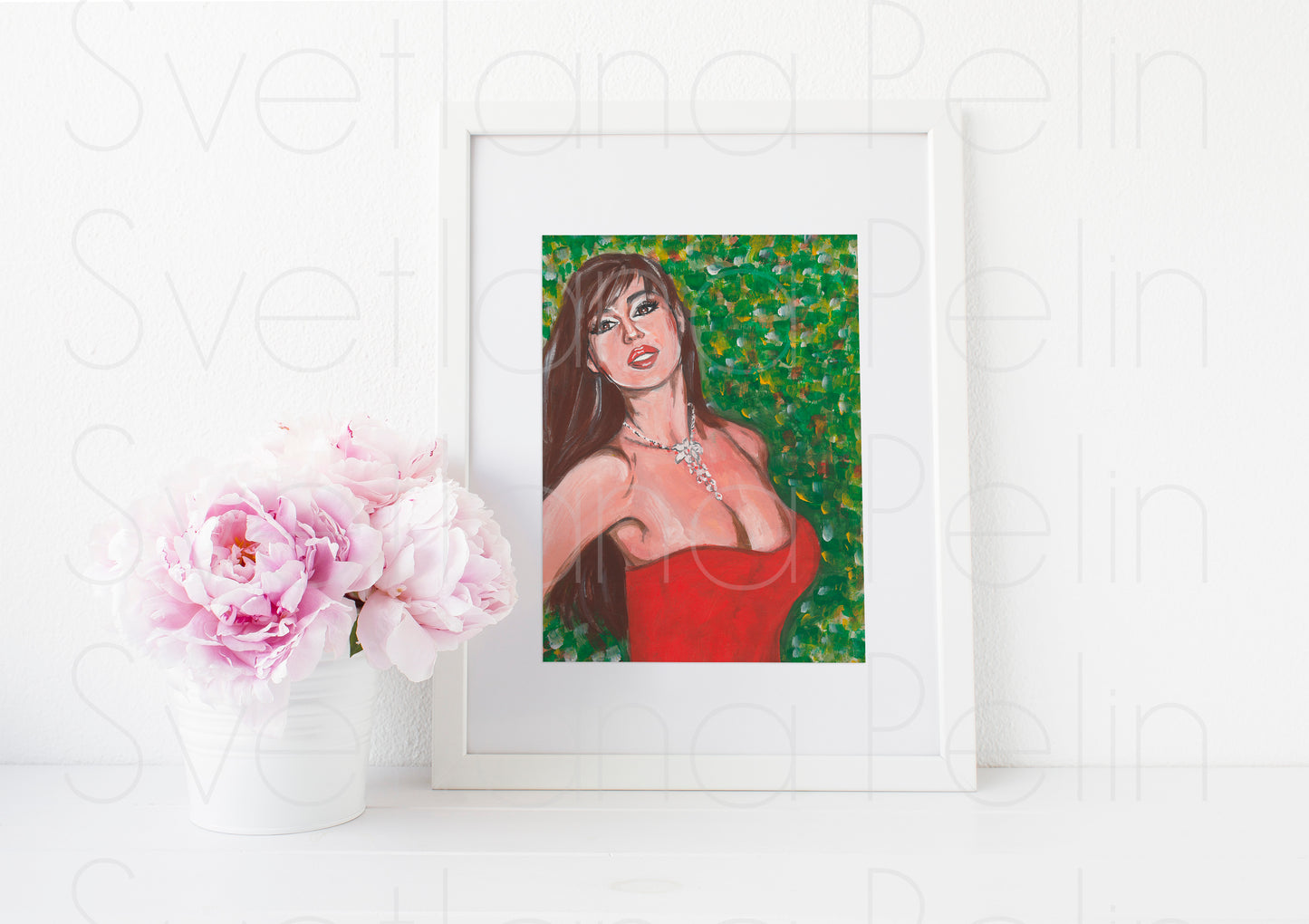 Monica Bellucci, ART PRINT Signed by Artist