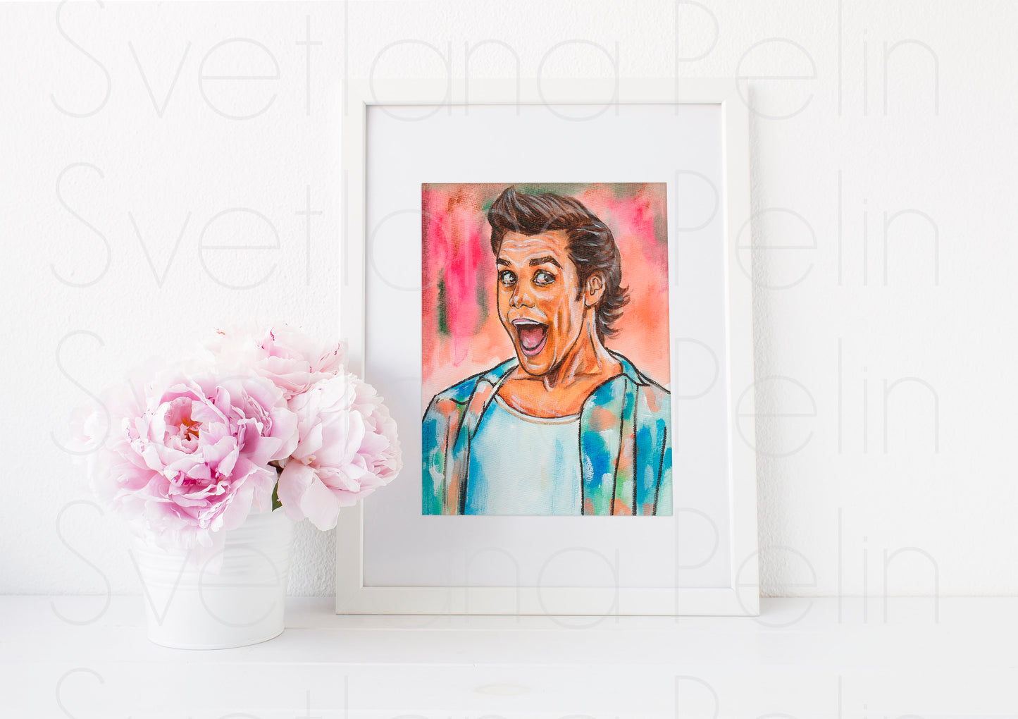 Jim Carrey, ART PRINT Signed by Artist