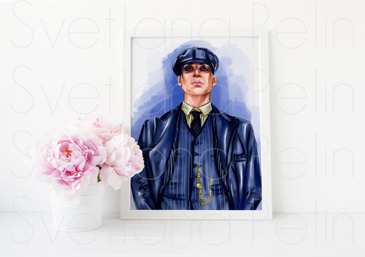 Cillian Murphy, ART PRINT Signed by Artist