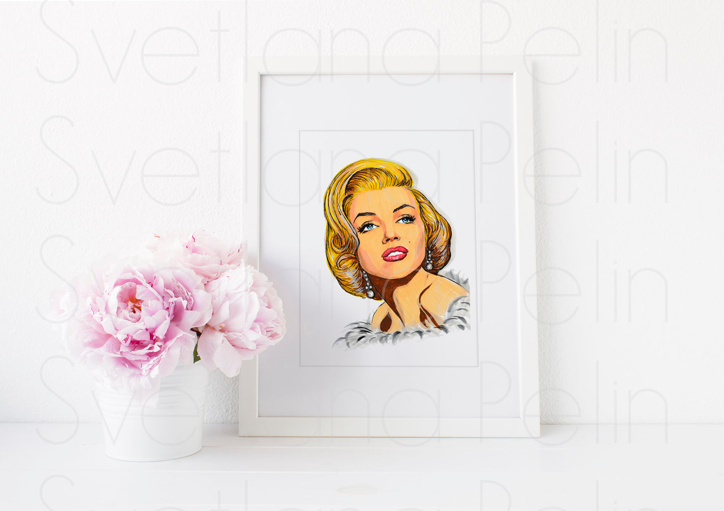 Marilyn Monroe, Frank Powolny, ART PRINT Signed by Artist