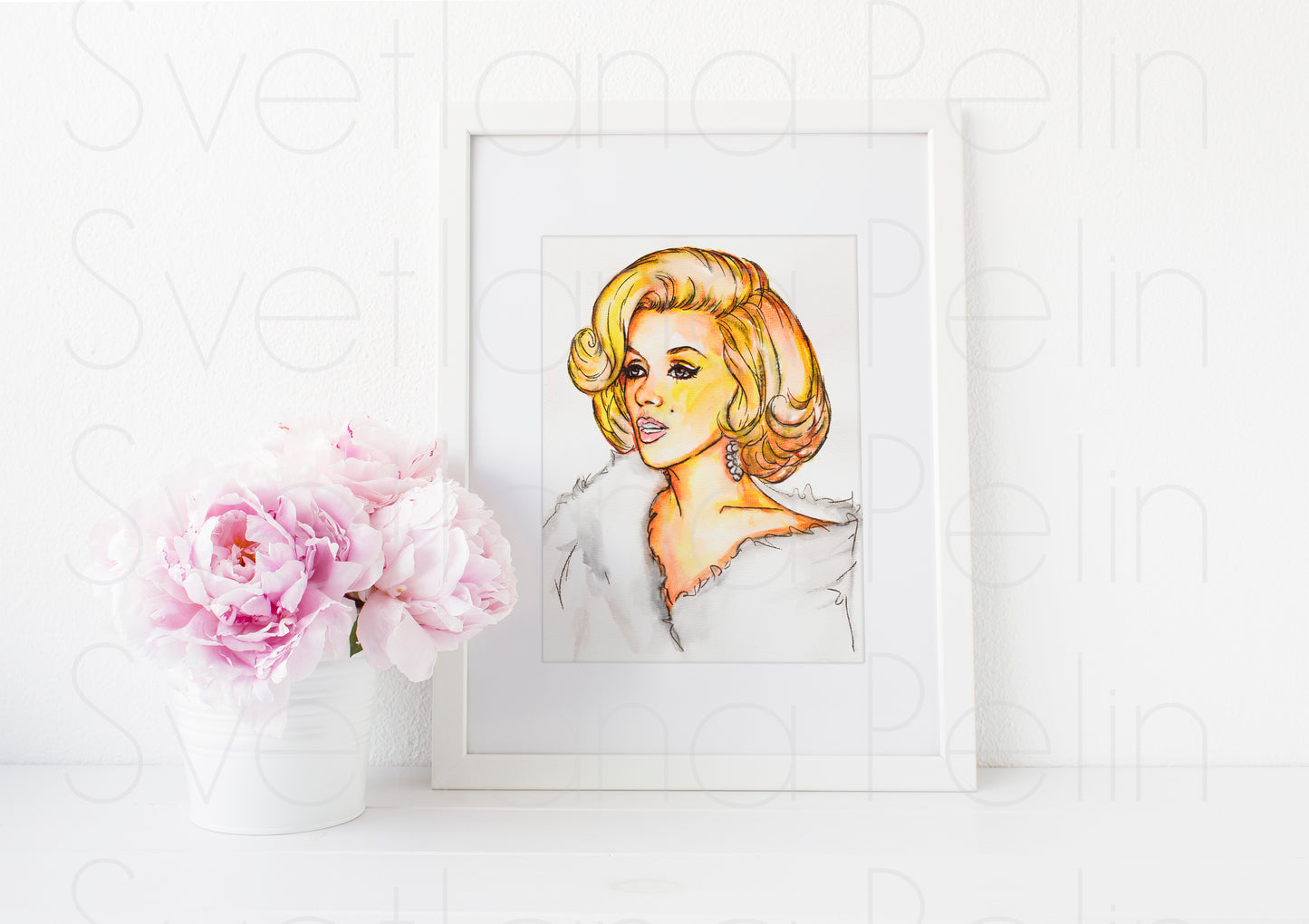 Marilyn Monroe, Happy Birthday Mr President, ART PRINT Signed by Artist