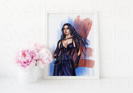 Dua , ART PRINT Signed by Artist