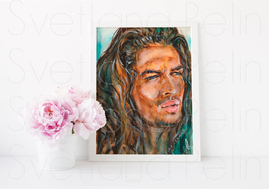 Jason, JM,ART PRINT Signed by Artist