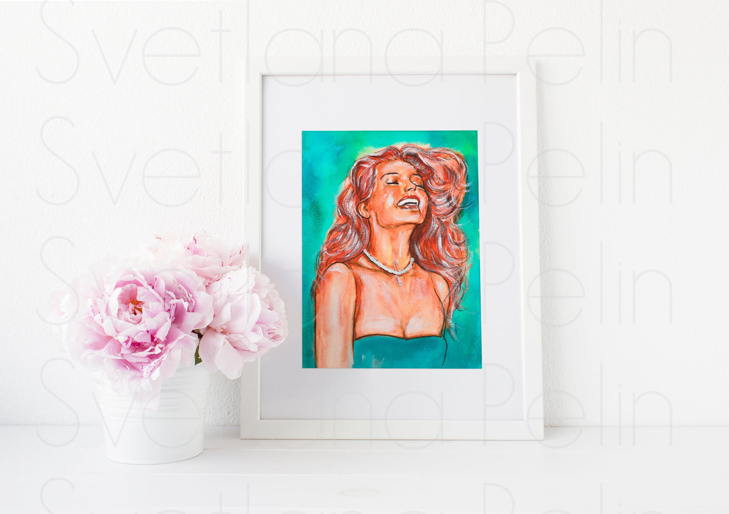 Rita Hayworth, Gilda, ART PRINT Signed by Artist