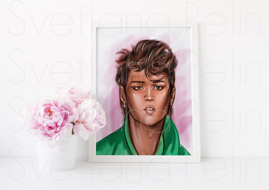 Johnny Depp, ART PRINT Signed by Artist