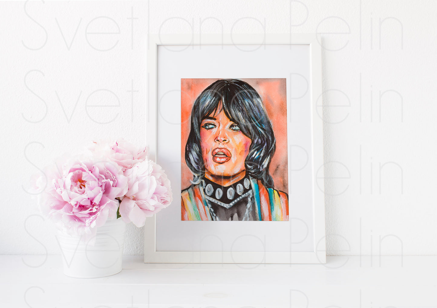 Mick, MJ, ART PRINT Signed by Artist