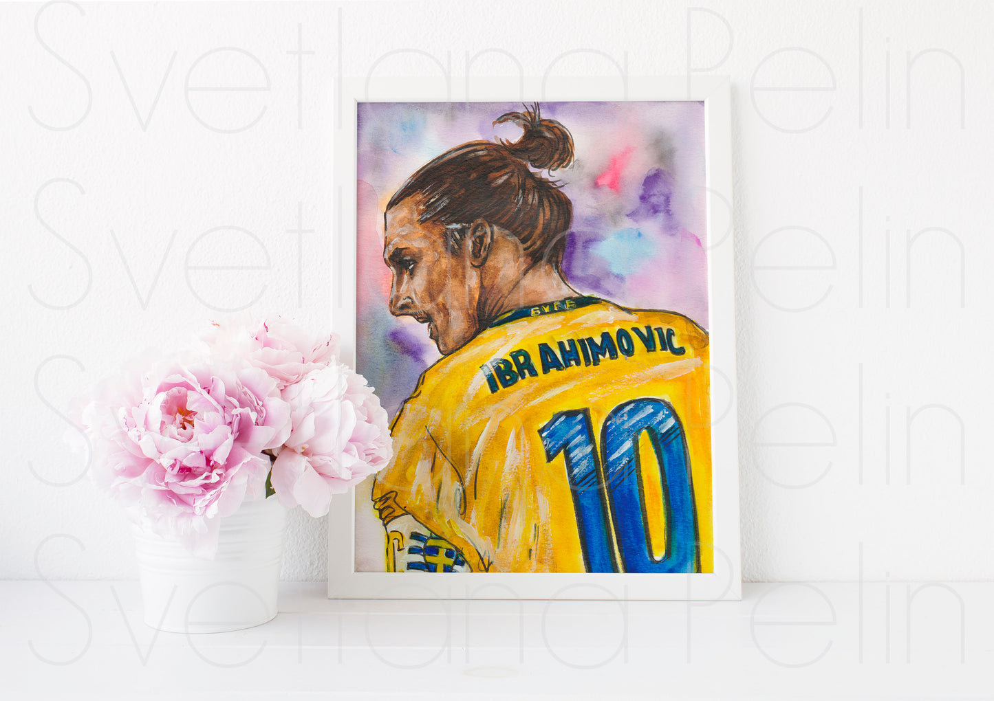 Zlatan Ibrahimović, ART PRINT Signed by Artist