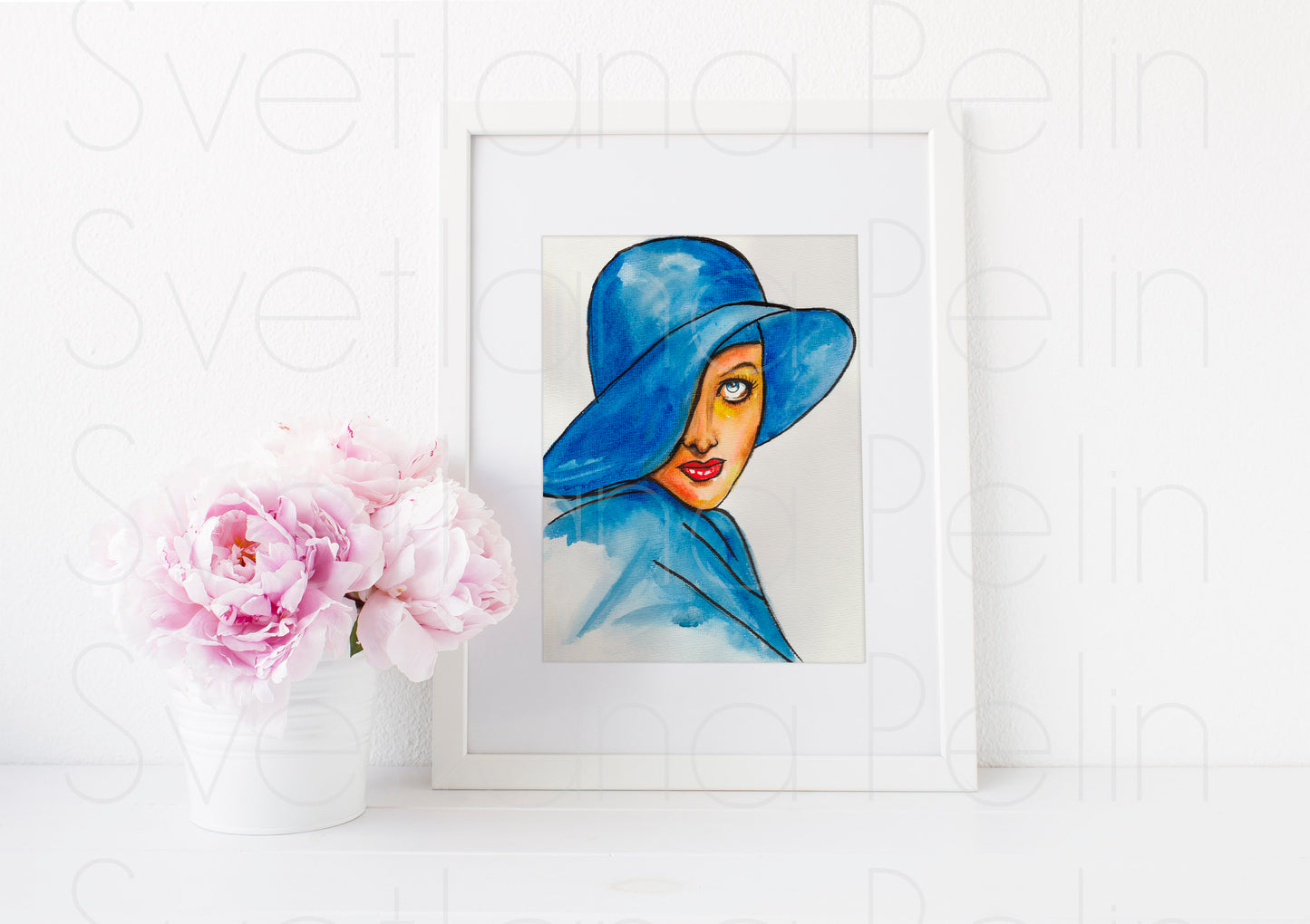 Joan Crawford, ART PRINT Signed by Artist
