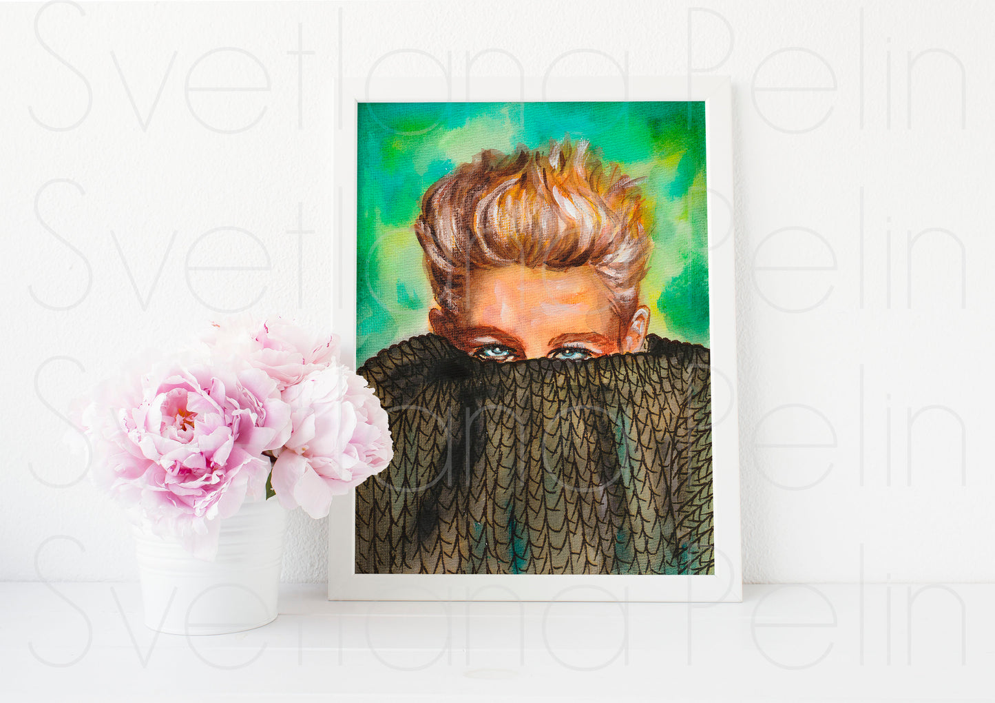 James Dean, JD,  ART PRINT Signed by Artist