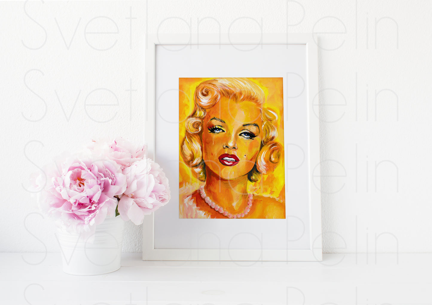 Marilyn Monroe, Gene Trindl, ART PRINT Signed by Artist